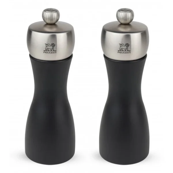 De gros 👍 Duo Moulin à Poivre et à Sel Fidji 15 cm Noir-Inox Peugeot ⭐ a Prix Discount 1