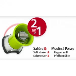 marques pas cher Nouveau 👍 Moulin à Poivre et Salière Combiné Pep’s 8 cm Vert Peugeot 👏 7