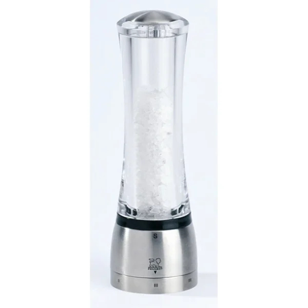 Le moins cher 🥰 Moulin à Sel Daman U’Select 21 cm Transparent-Inox Peugeot 🤩 commentaire favorable 1