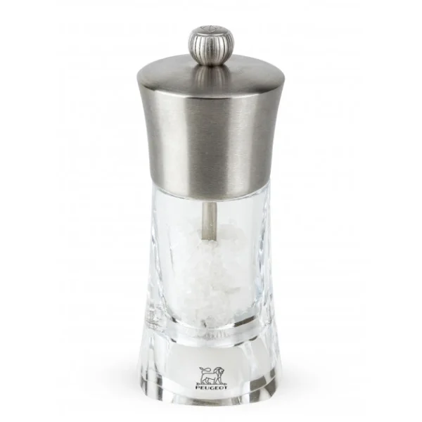 Retour Gratuit Grosses soldes 👍 Moulin à Sel Ouessant 14 cm Transparent-Inox Peugeot 👍 1